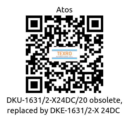 Atos-DKU-1631/2-X24DC/20 obsolete, replaced by DKE-1631/2-X 24DC  price
