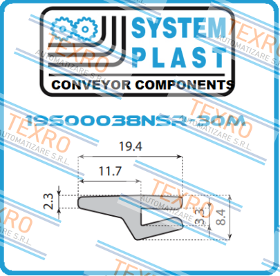System Plast-19S00038NSR-30M price