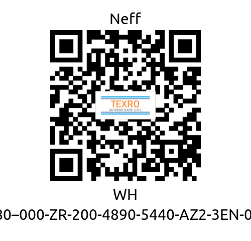 Neff-WH 80–000-ZR-200-4890-5440-AZ2-3EN-0  price