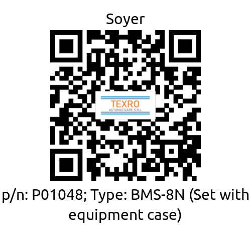 Soyer-p/n: P01048; Type: BMS-8N (Set with equipment case) price