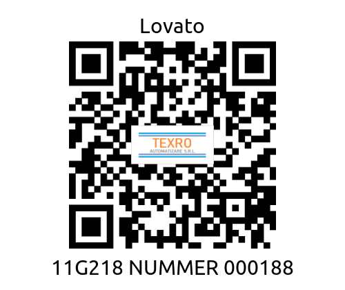 Lovato-11G218 NUMMER 000188 price