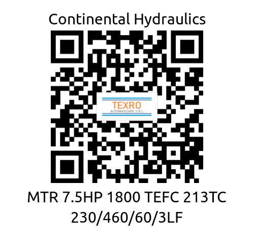 Continental Hydraulics-MTR 7.5HP 1800 TEFC 213TC 230/460/60/3LF price