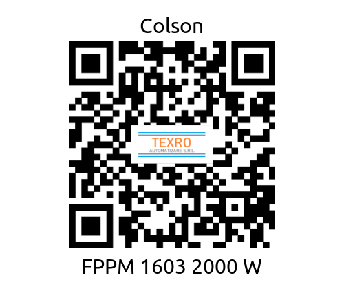 Colson-FPPM 1603 2000 W price