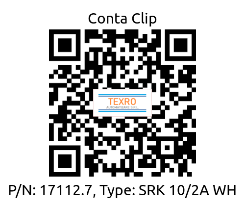 Conta Clip-P/N: 17112.7, Type: SRK 10/2A WH price