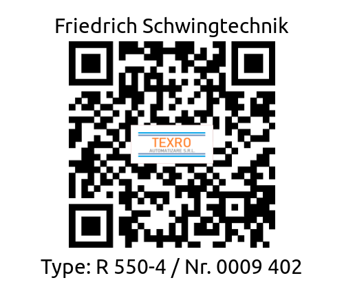 Friedrich Schwingtechnik-Type: R 550-4 / Nr. 0009 402 price