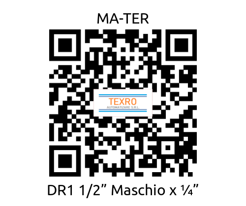 MA-TER-DR1 1/2” Maschio x ¼” price