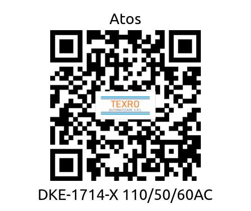 Atos-DKE-1714-X 110/50/60AC price