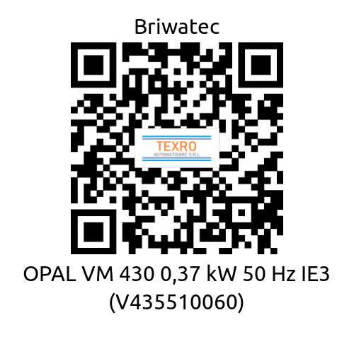 Briwatec-OPAL VM 430 0,37 kW 50 Hz IE3 (V435510060) price