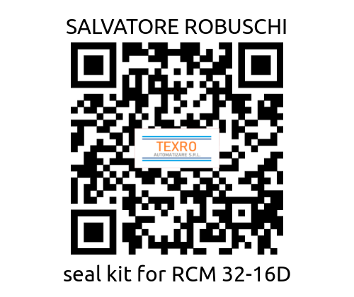SALVATORE ROBUSCHI-seal kit for RCM 32-16D price