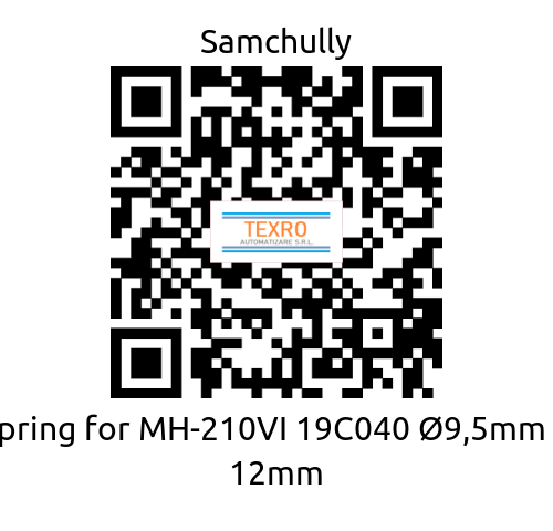 Samchully-spring for MH-210VI 19C040 Ø9,5mm x 12mm price