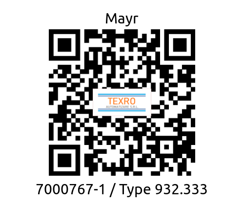 Mayr-7000767-1 / Type 932.333 price
