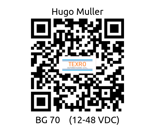 Hugo Muller-BG 70    (12-48 VDC) price