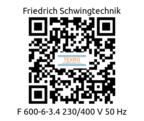 Friedrich Schwingtechnik-F 600-6-3.4 230/400 V 50 Hz price