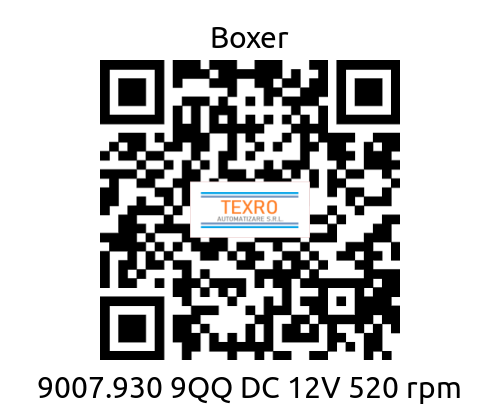 Boxer-9007.930 9QQ DC 12V 520 rpm price