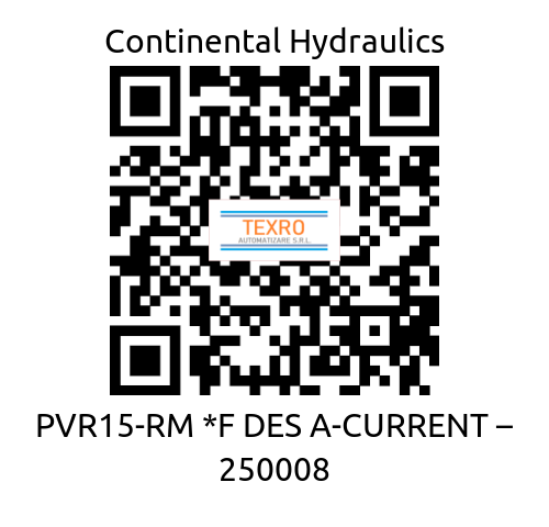 Continental Hydraulics-PVR15-RM *F DES A-CURRENT – 250008 price