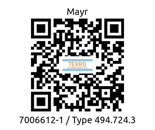 Mayr-7006612-1 / Type 494.724.3 price