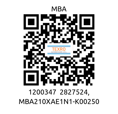 MBA-1200347  2827524, MBA210XAE1N1-K00250 price