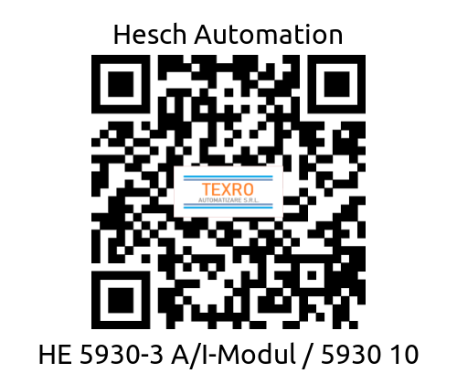 Hesch Automation-HE 5930-3 A/I-Modul / 5930 10 price