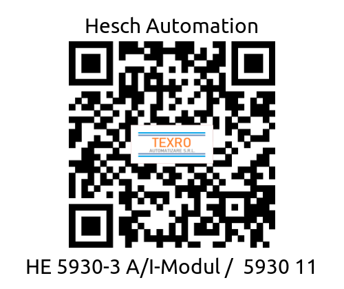 Hesch Automation-HE 5930-3 A/I-Modul /  5930 11 price