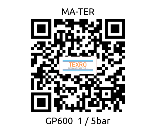 MA-TER-GP600  1 / 5bar price