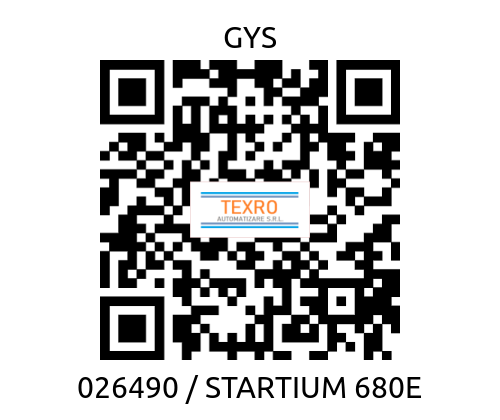 GYS-026490 / STARTIUM 680E price