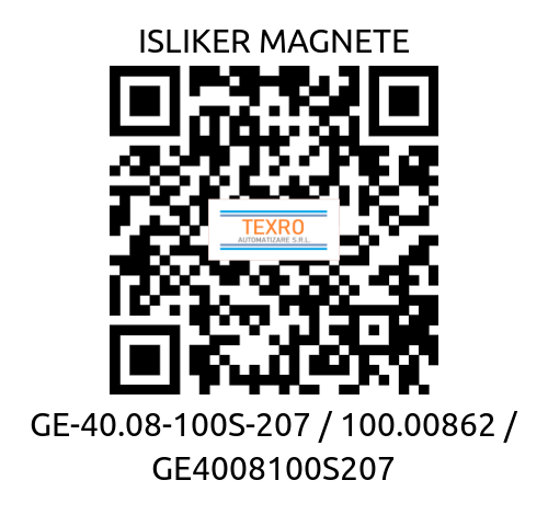 ISLIKER MAGNETE-GE-40.08-100S-207 / 100.00862 / GE4008100S207 price