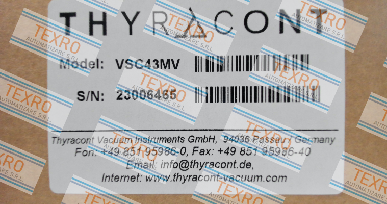 Thyracont-VSC43MV 0-10V price