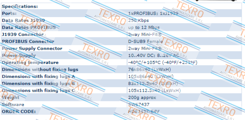 ADFweb-HD67437-E4V price