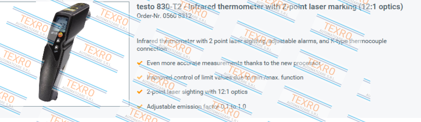 Testo-0560 8312 price