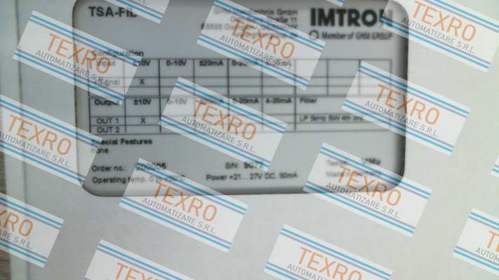 Imtron-501542 TSA-FIL1-V1-5K-BW-V1 price