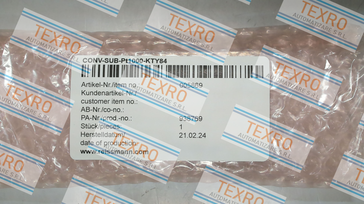 Reissmann-Konverter Pt1000 / KTY 84-130 / 005869 price