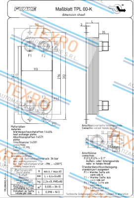 Funke-TPL 00 K 10-12 / PN: 632 800 817 2 00 price