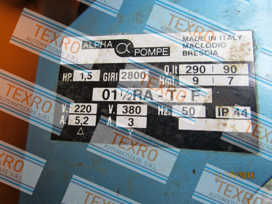 Alpha Pompe-01 1/2 RA-T-F price