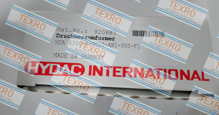 Hydac-920685  // HDA 4346-A-0010-AN1-000-F1 price