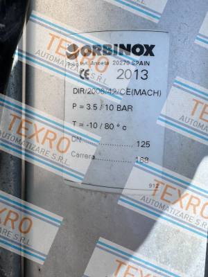 Orbinox-DIR/2006/42/CE(MACH) DN 125 price