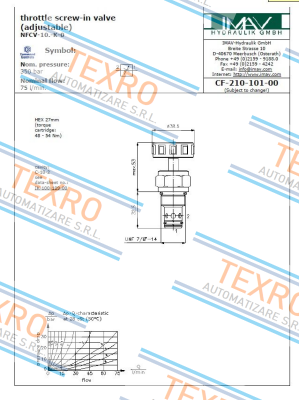 IMAV Hydraulik-NFCV-10N-K-0 price