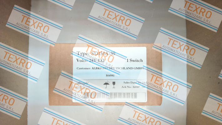 Albright-SD 150 A-39 24V CO price