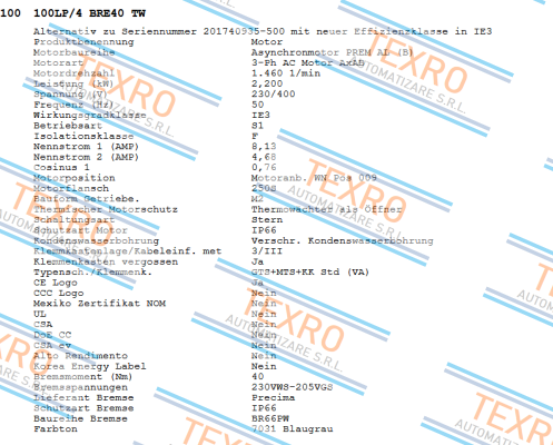 Nord-100LP/4 BRE40 TW price