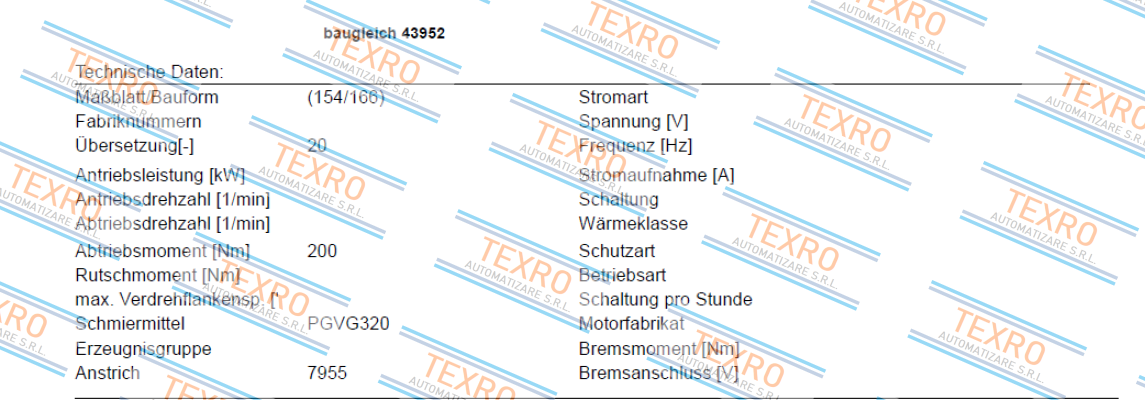 Rhein-Getriebe-0801S00260 Nr. 84834025   price