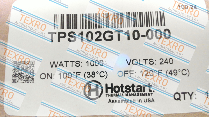 Hotstart-TPS102GT10-000 price