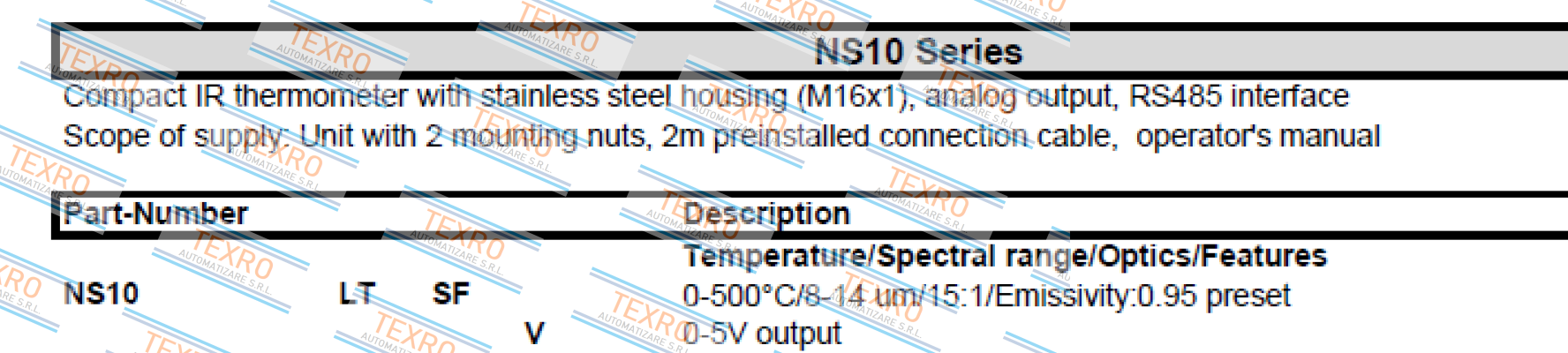 SENTEST-NS10LTSFV price