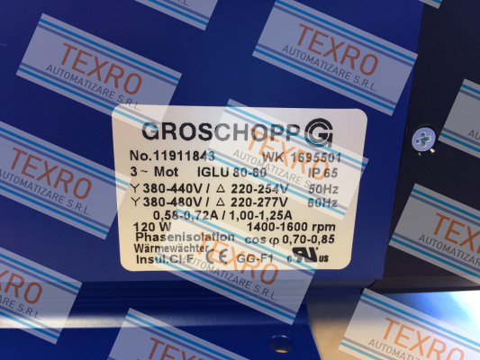 Groschopp-IGLU 80-60 + Typ: Z3 i= 1155:1 price
