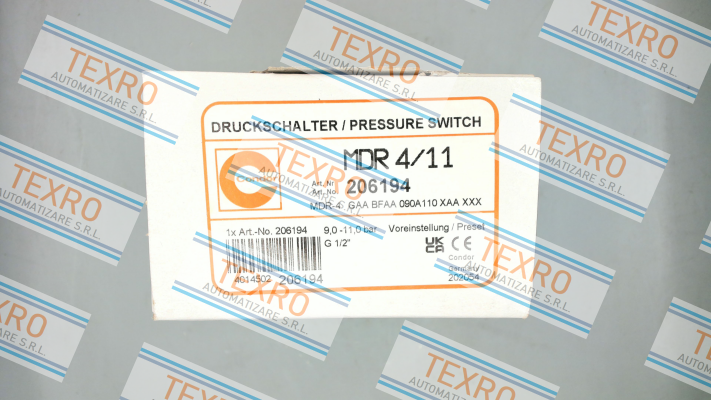 Condor-p/n: 206194; Type: MDR 4S/11 price