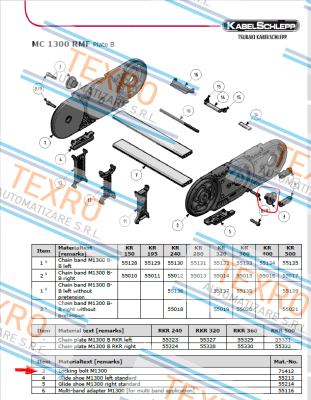 Tsubaki Kabelschlepp-Verriegelungsbolzen M1250 price