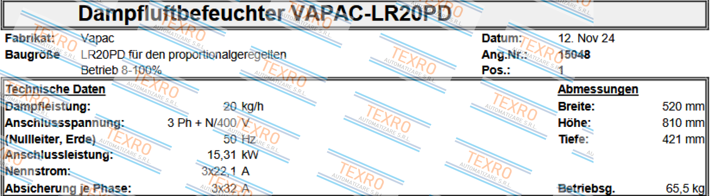 Vapac-JLR 20 PD price
