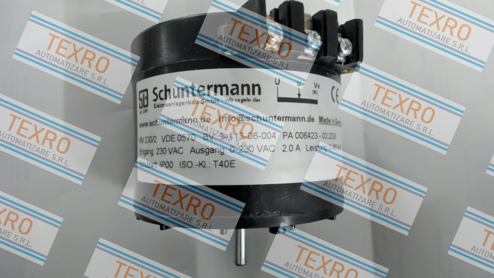 Schuntermann Transformatoren-RV 230/2 G060 230/0-230V 2A 3PKT price