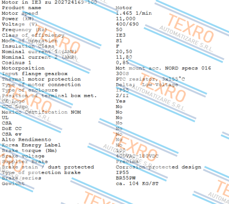 Nord-160MP/4 BRE100 RG TF price