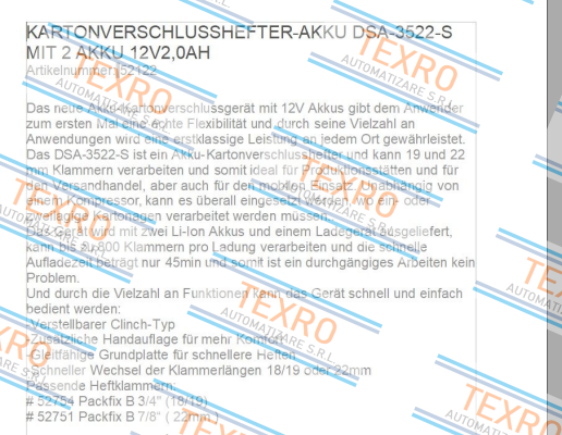Bostitch-DSA-3522-S MIT 2 AKKU 12V2,0AH price