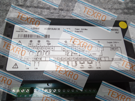 Dixell-20258900032     SC.6REL.DIX.XM664K FW NEW 230V price