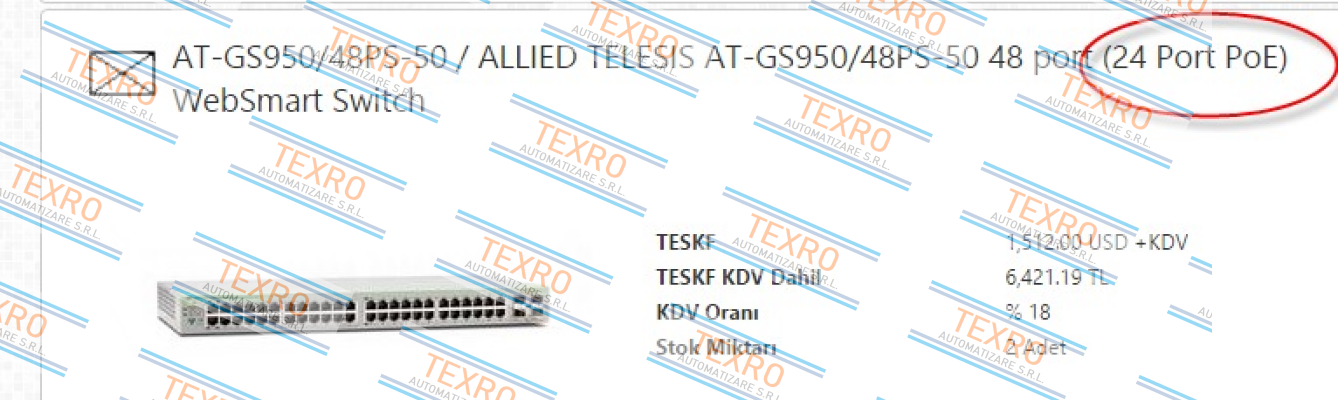 Allied Telesis-AT-GS950/48PS-50  price
